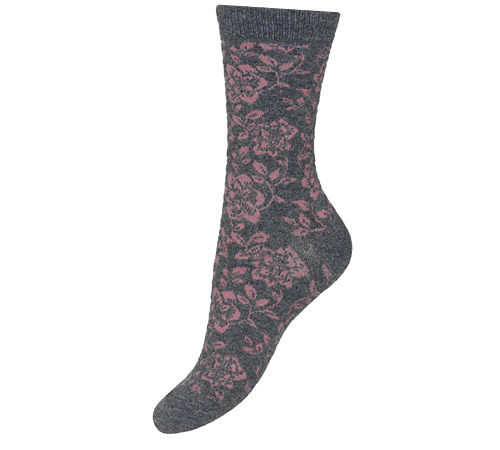 Bonnie Doon Flower Sock